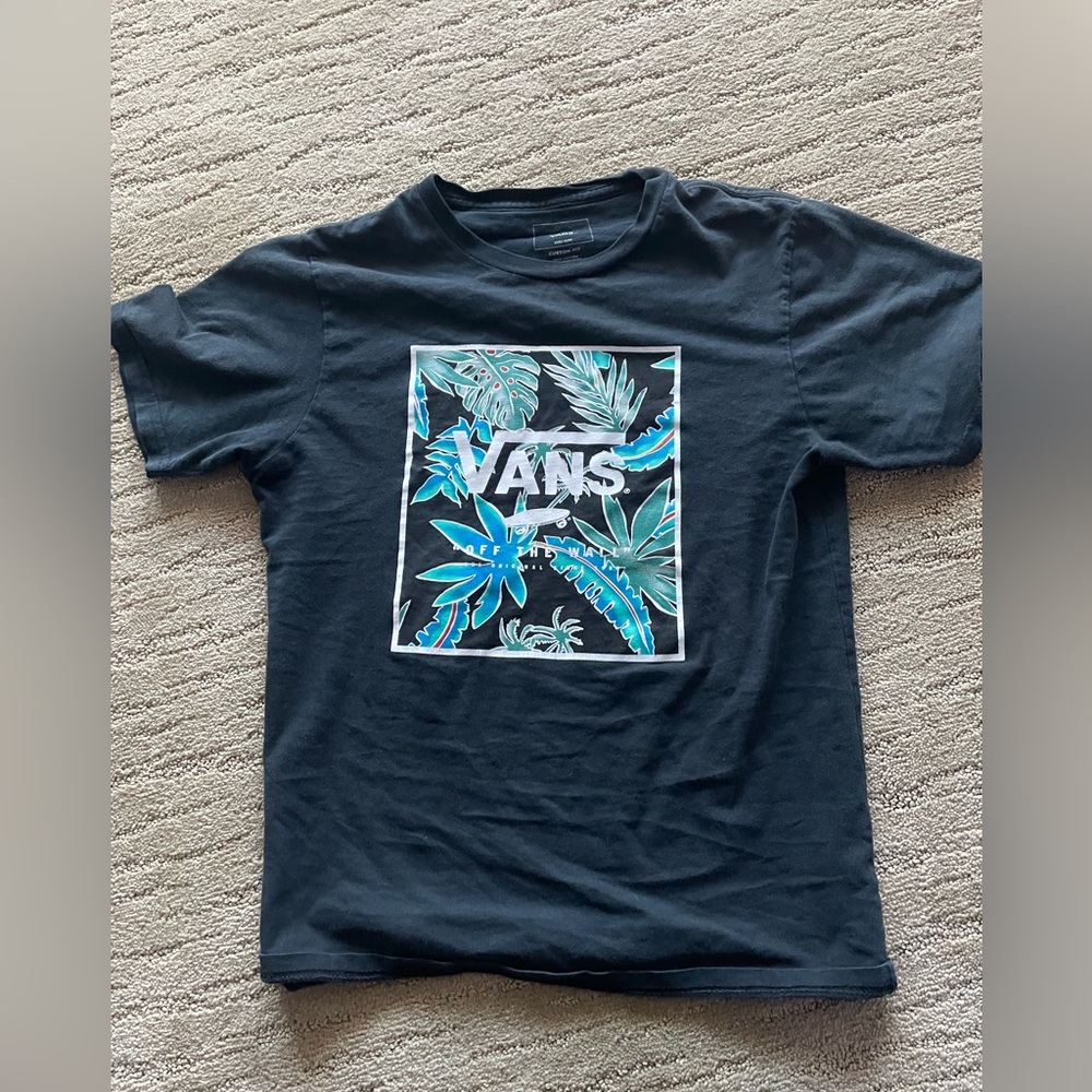 Vans off the wall floral skateboard shirt